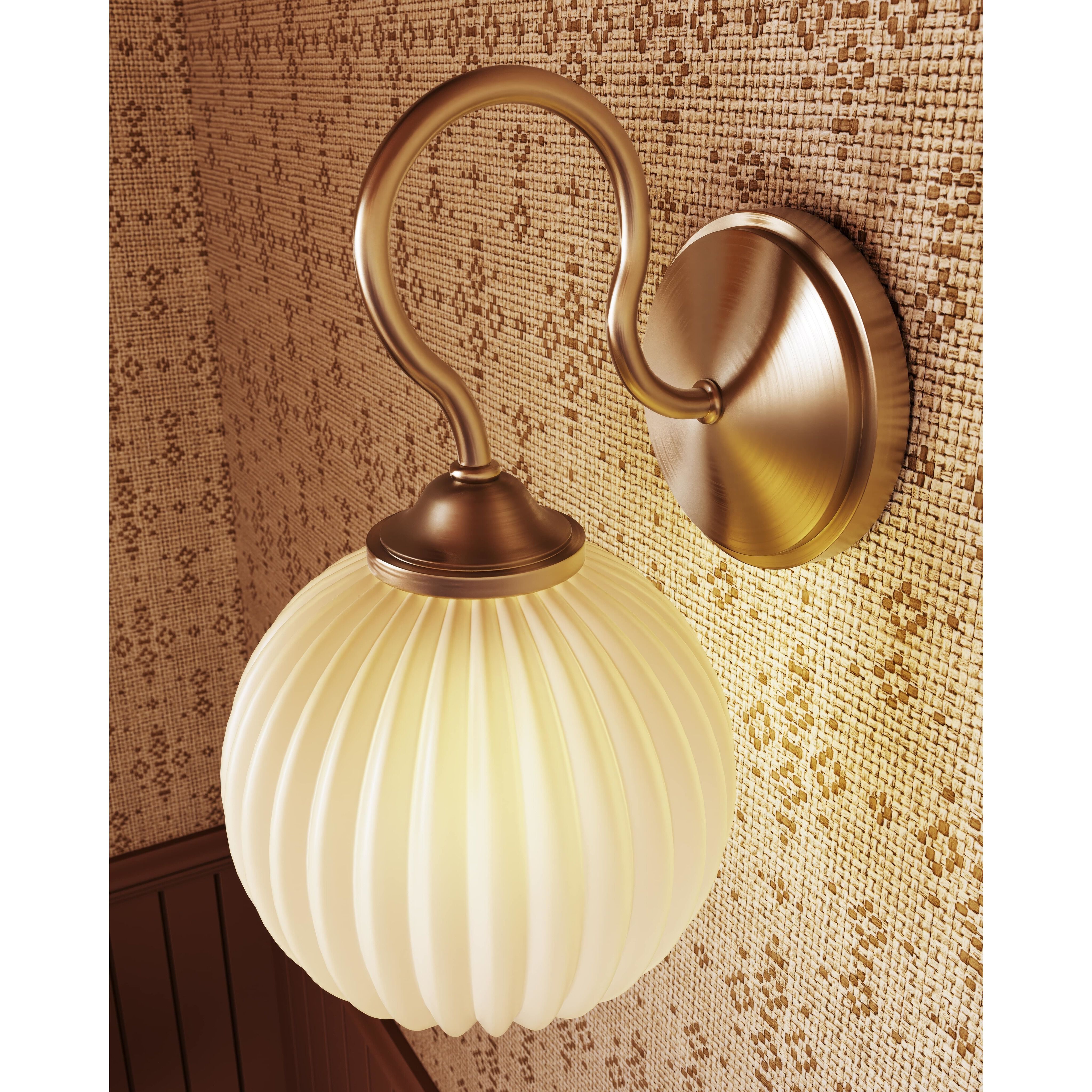 Vida 1 Light 6.5 inch Patina Brass Wall Sconce Wall Light